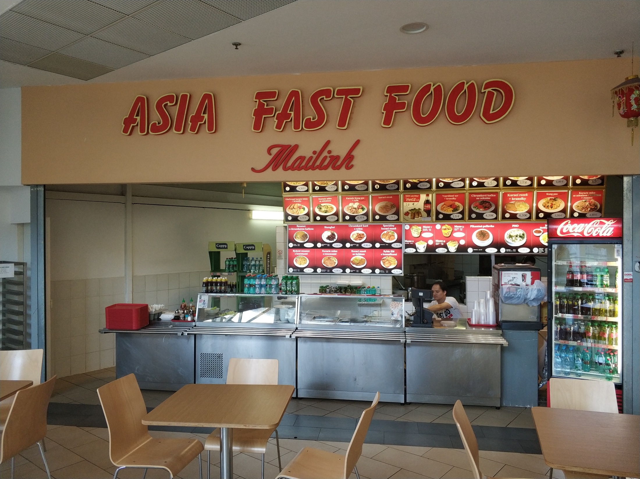ASIA FAST FOOD OC Zemplín obchodné centrum
