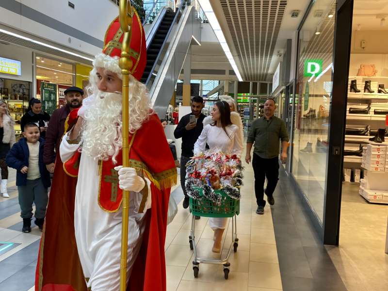 Mikuláš v OC Zemplín 2025